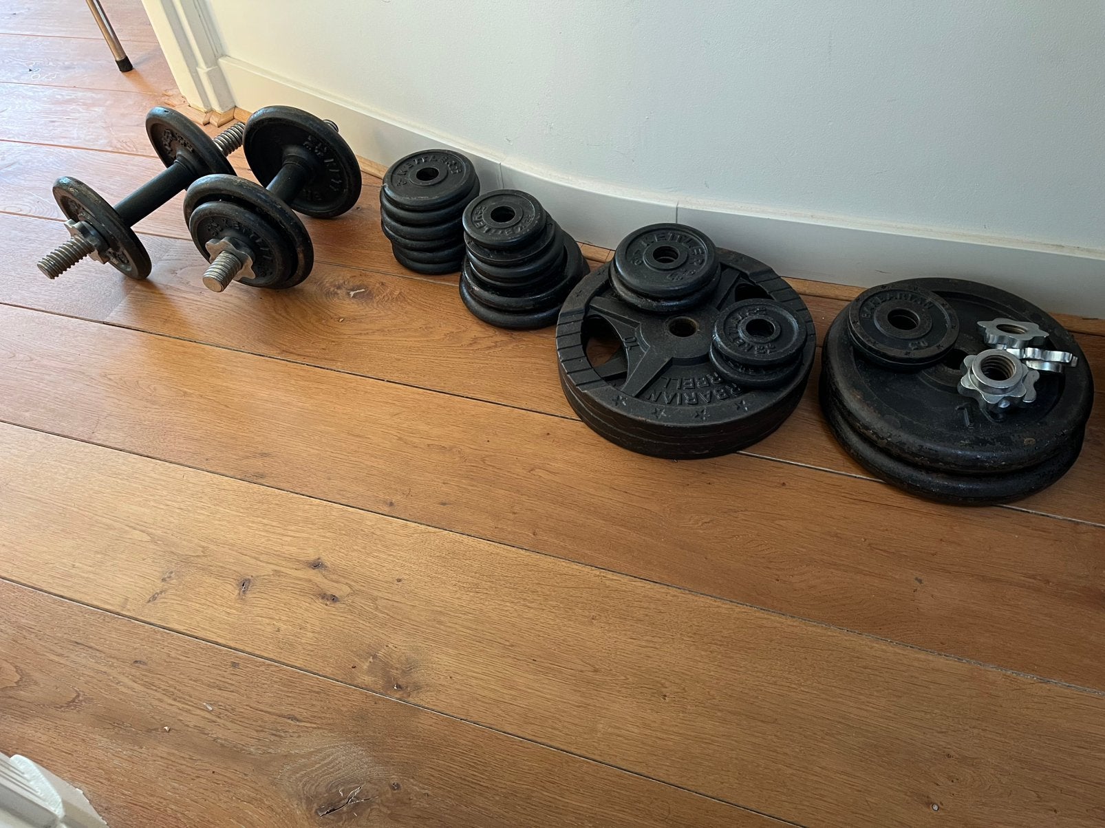 Gewichten dumbells, Sport en Fitness, Fitnessmaterialen, Ophalen, Gebruikt