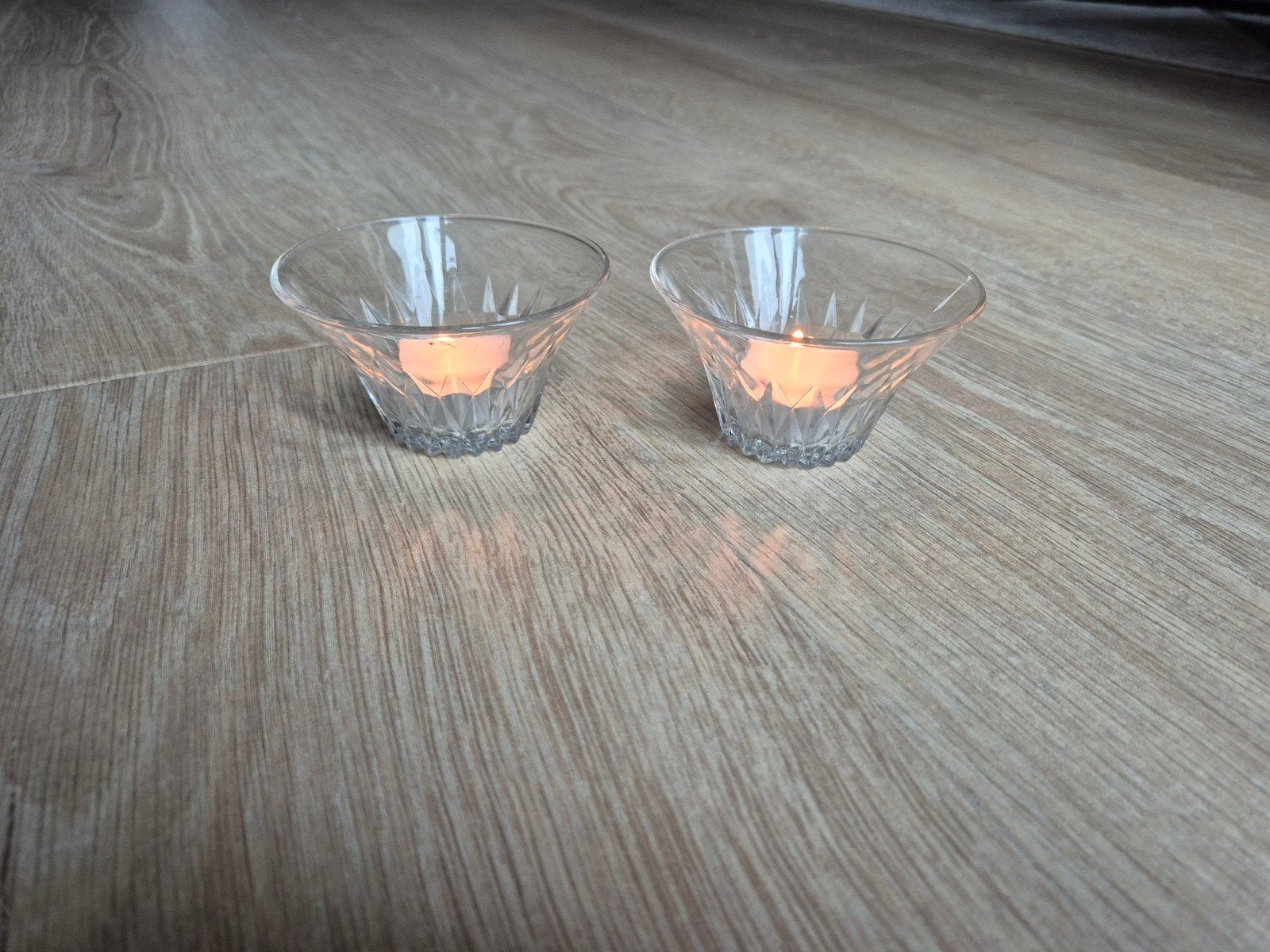 Duralex schaaltjes / theelichthouders met lichte krasjes, Ophalen of Verzenden