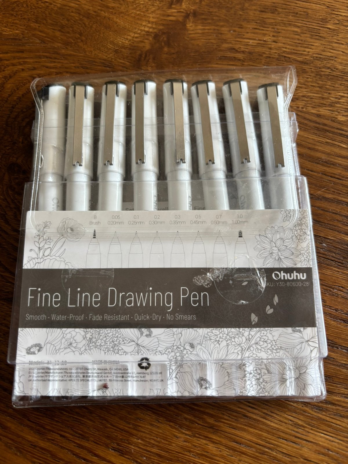 Set Ohuhu fine liner drawing pennen, Ophalen of Verzenden, Zo goed als nieuw, Potlood of Stift