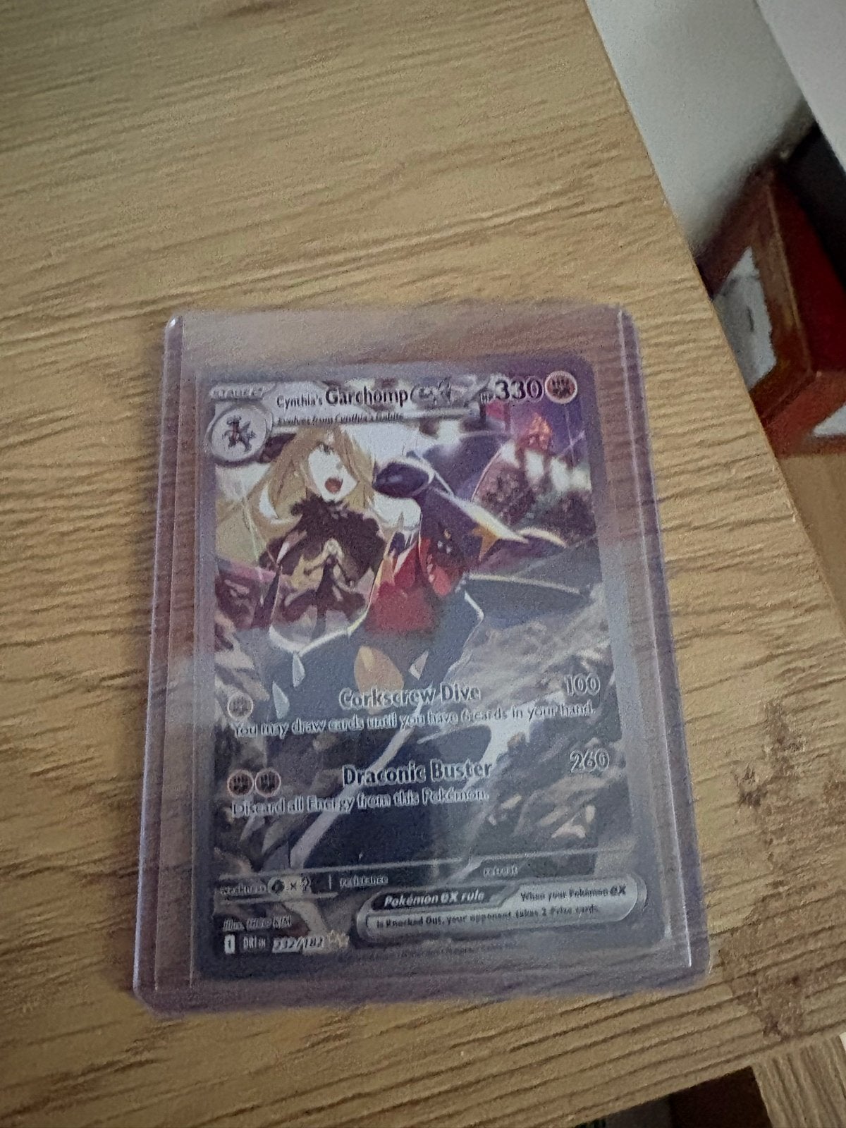 Cynthia's Garchomp  GX Pokémon Kaart, Ophalen of Verzenden, Nieuw, Losse kaart