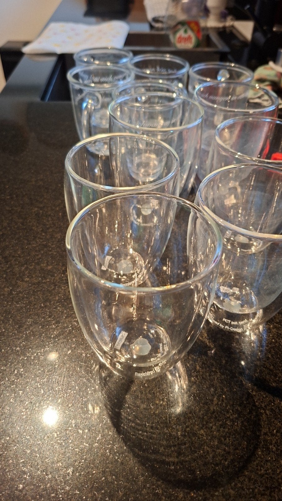 Bodum Dubbelwandige Theeglazen en theeglazen van DE, Ophalen, Gebruikt