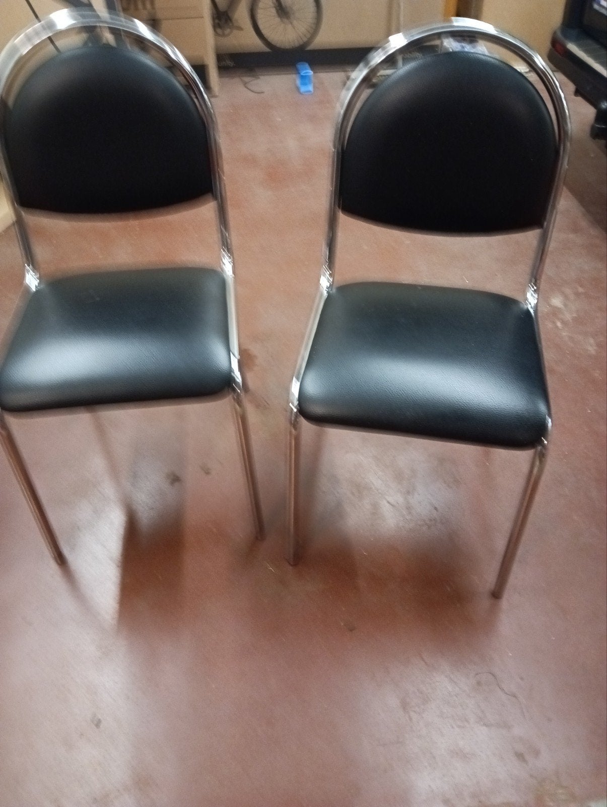 keuken stoelen, Ophalen, Zo goed als nieuw, Metaal, Vier