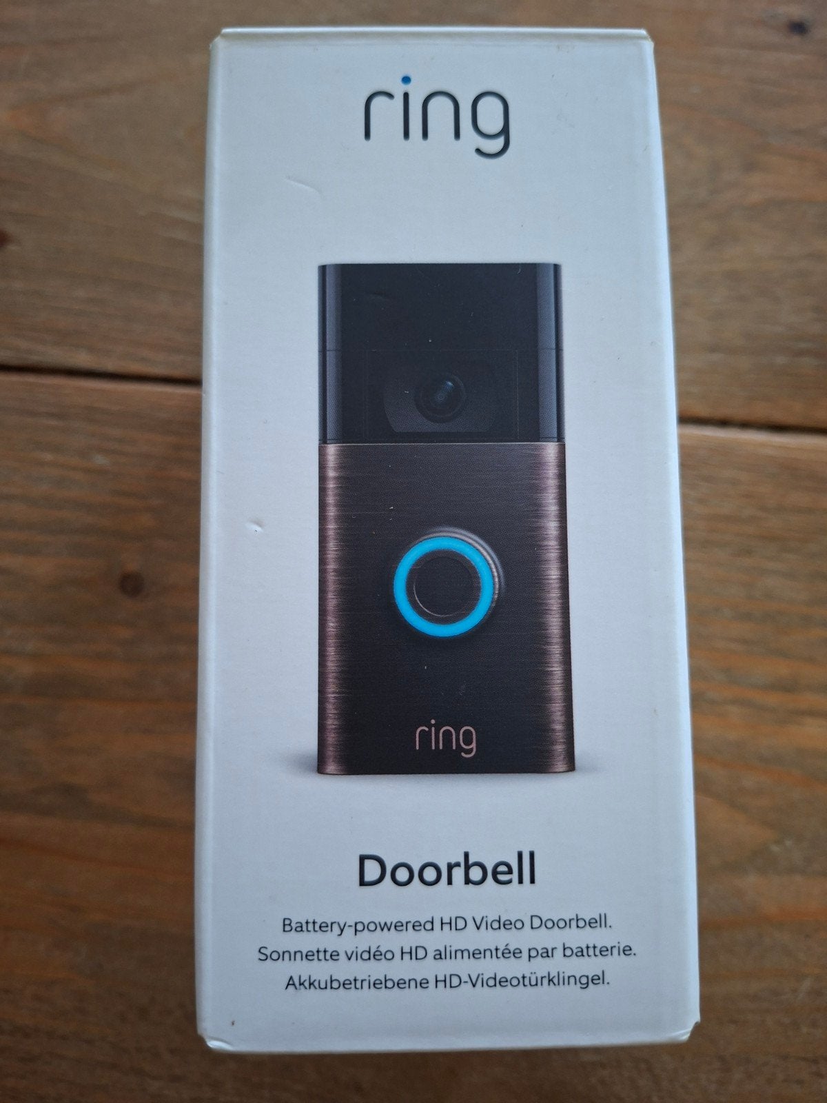 Ring Video Doorbell met (of zonder) Zonnelader., Ophalen of Verzenden, Zo goed als nieuw