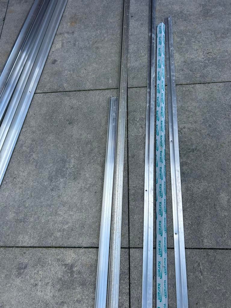 5x Daktrim 2,5m 35x35 profielen Keralit, Ophalen, Overige typen, Nieuw, Minder dan 5 m²