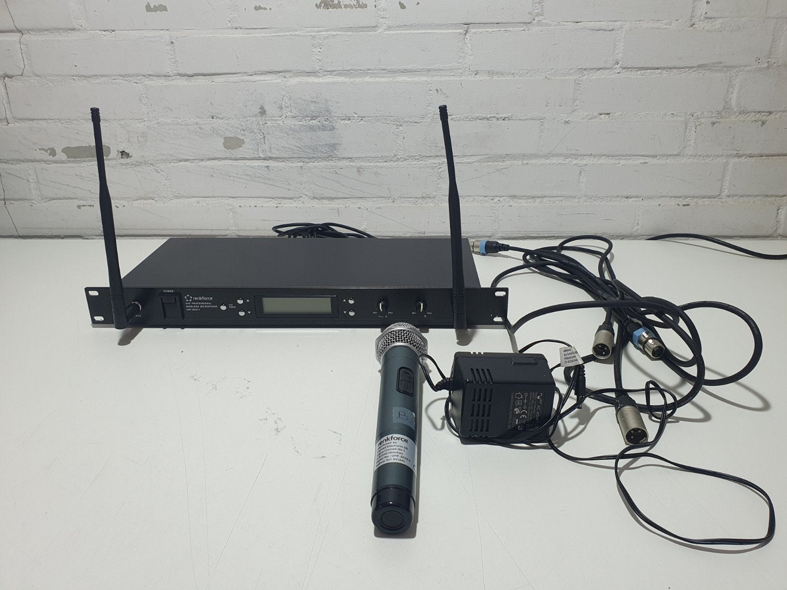 Renkforce UHF-2032 V Draadloze Microfoonset Volledig Werkend, ., Overige typen, Ophalen of Verzenden, Zo goed als nieuw