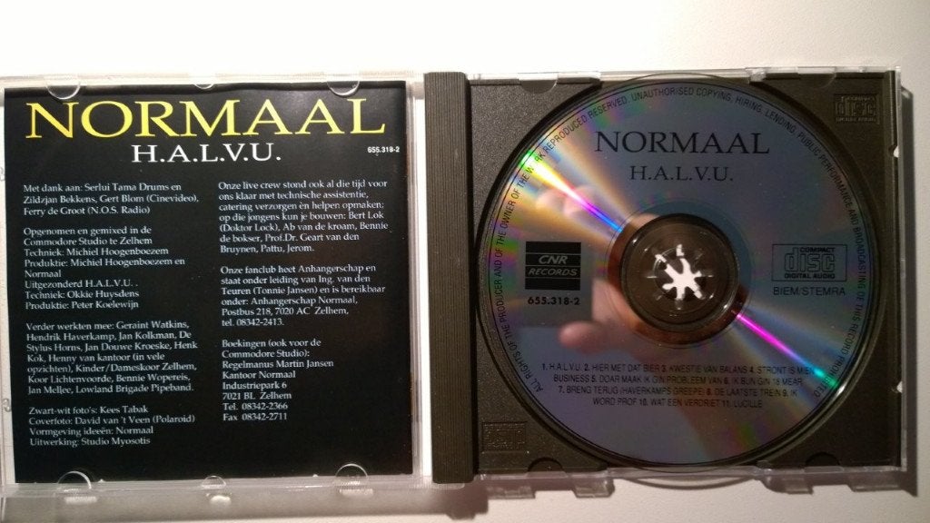 Normaal - H.A.L.V.U, Ophalen of Verzenden, Zo goed als nieuw, Rock