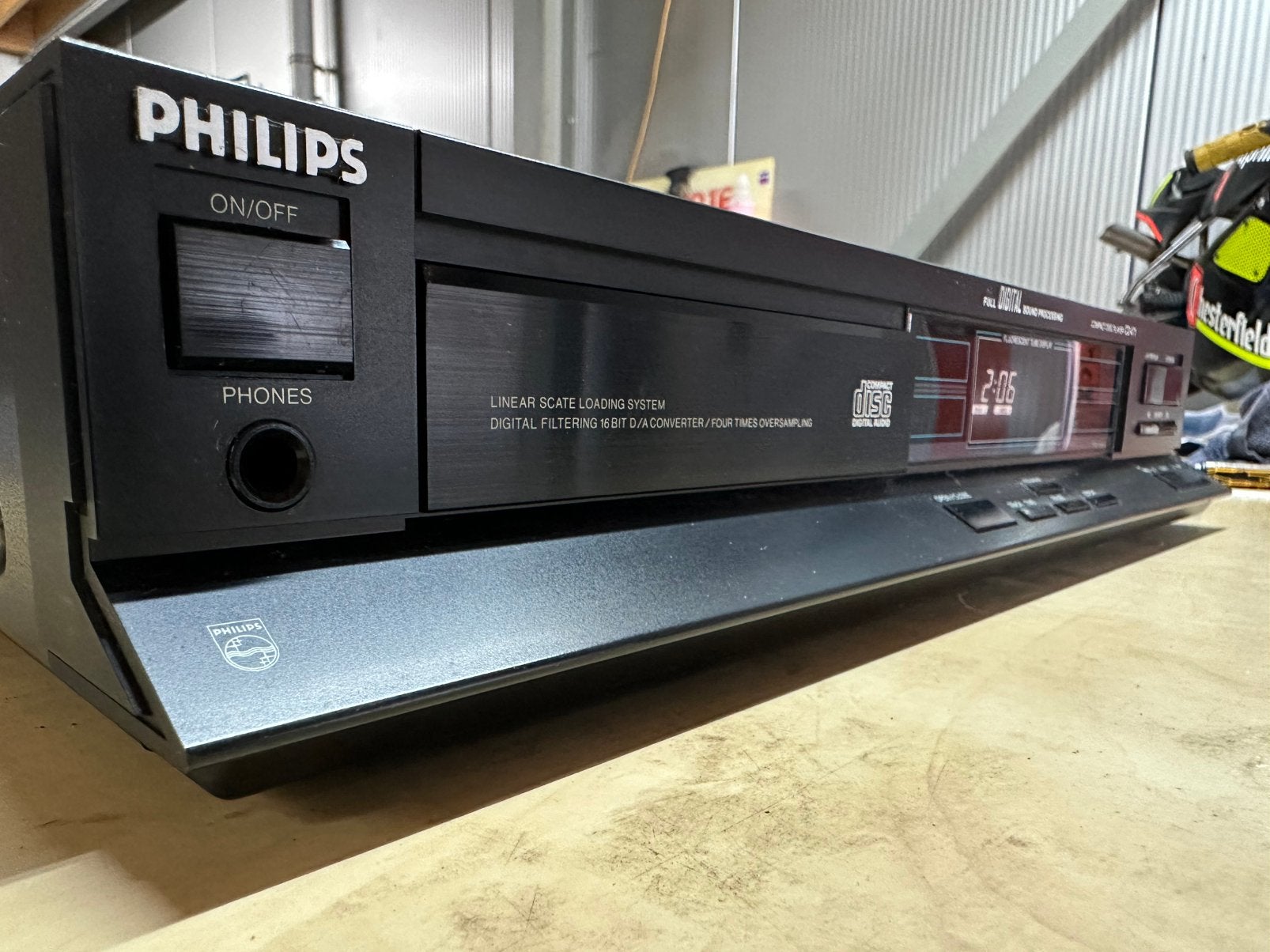 Philips CD471 – Vintage CD-speler uit 1987 Werkt uitstekend!, Audio, Tv en Foto, Cd-spelers, Ophalen, Zo goed als nieuw, Philips