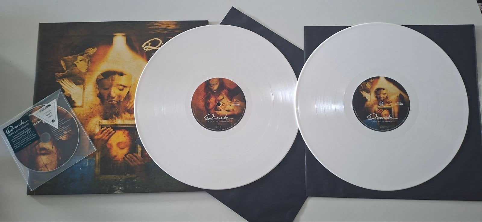 RIVERSIDE Rapid Eye Movement Limited White Vinyl, Cd's en Dvd's, Dubbel-LP, Ophalen of Verzenden, Zo goed als nieuw, 12 inch