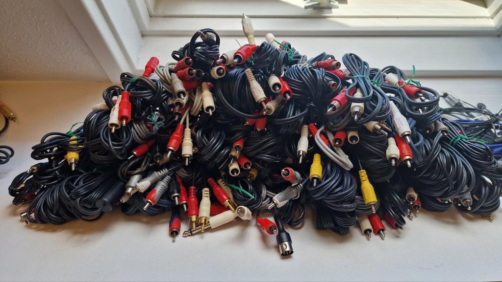Audio interlink kabels - diverse lengtes, Ophalen of Verzenden, Gebruikt, Minder dan 2 meter, Interlink-kabel