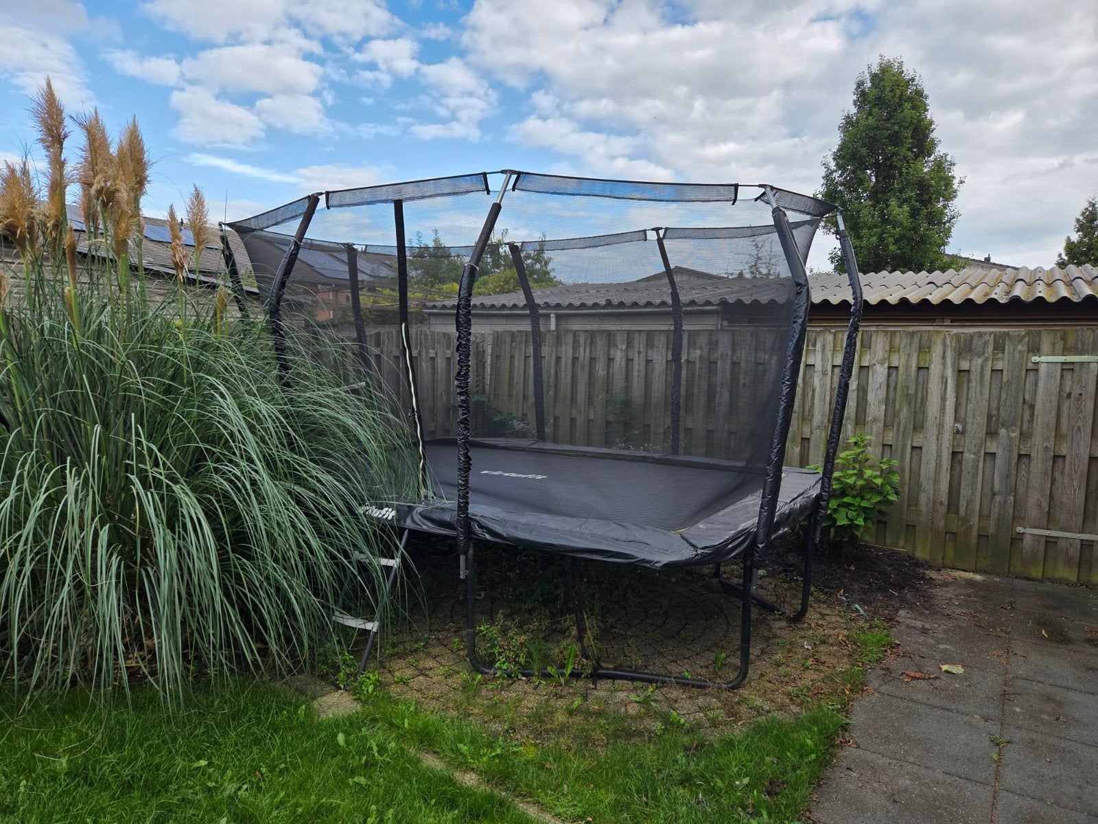 Grote trampoline, Ophalen of Verzenden, Zo goed als nieuw