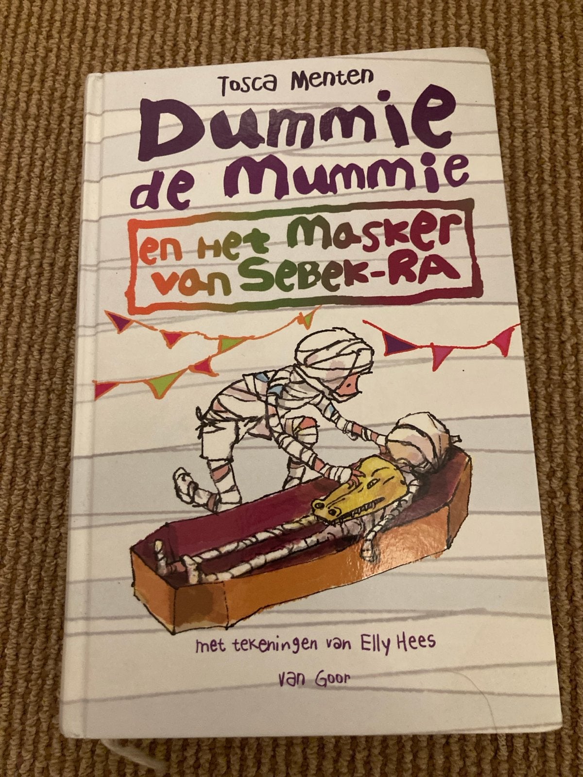 Dummie de Mummie en het Masker van Sebek-Ra, Ophalen of Verzenden, Gelezen, Fictie algemeen