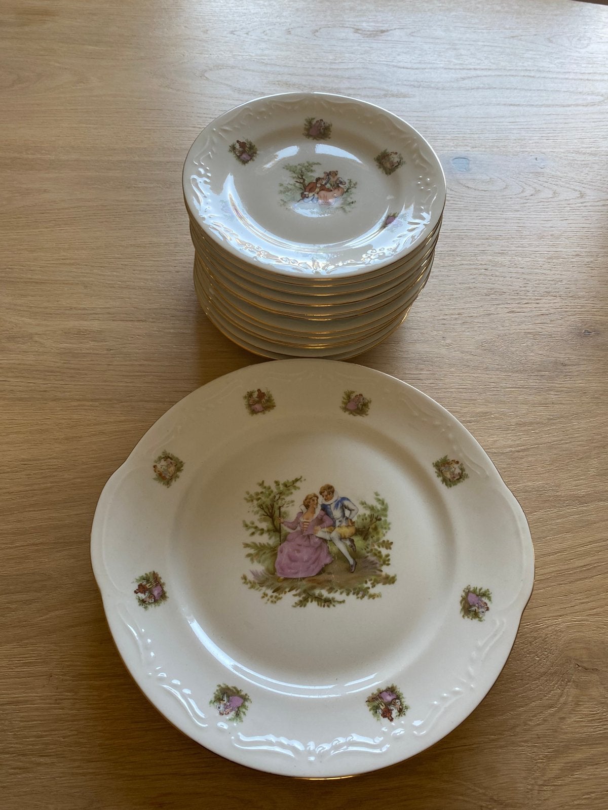 13-delig vintage gebakservies Karolina/ Jarolina nr. 79 & 48, Ophalen