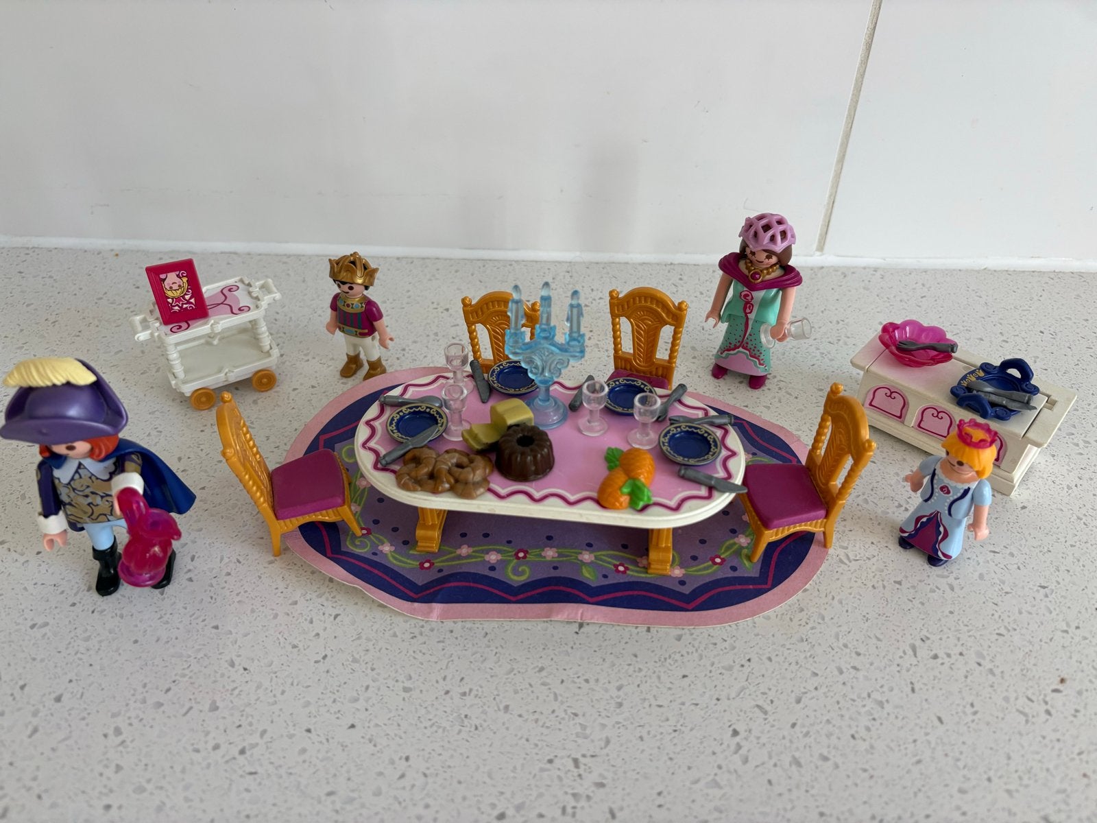 Playmobil Prinsessen Eetkamer Set 5145 feestmaal, Gebruikt, Complete set, Ophalen of Verzenden, Princess