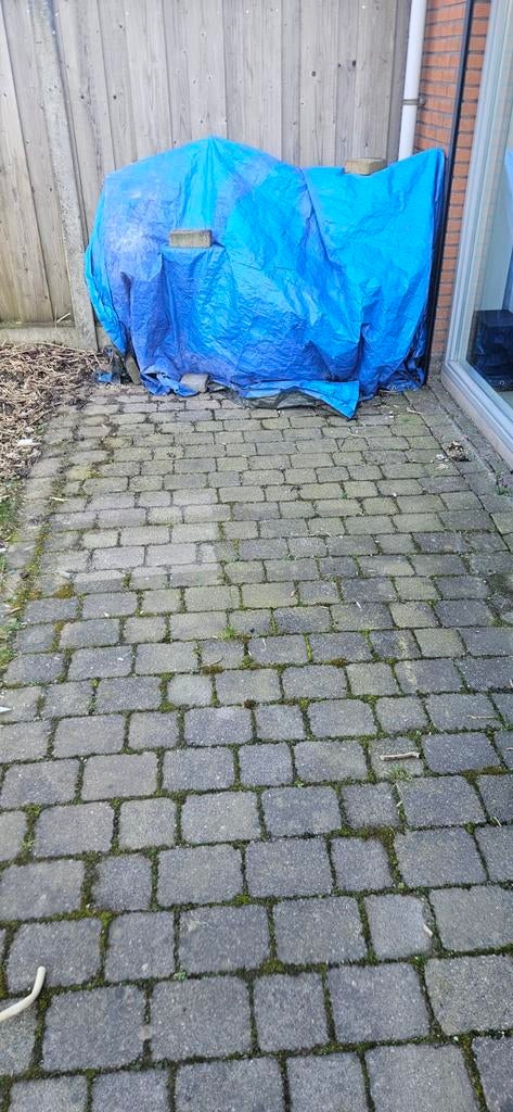 Terras tegels gratis afhalen, Ophalen, Gebruikt, 10 m² of meer, Beton