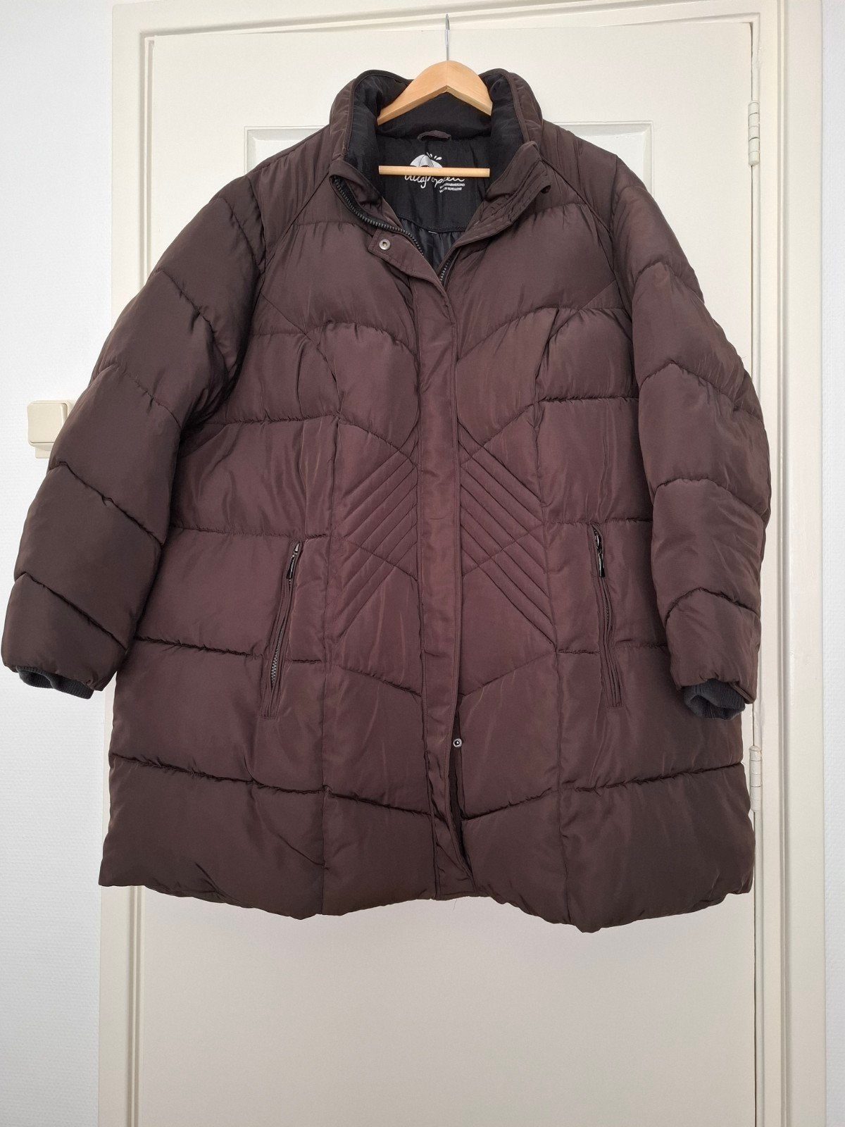 winterjas Ulla Popken 58, Kleding | Dames, Bruin, Verzenden, Ulla Popken, Jas of Mantel