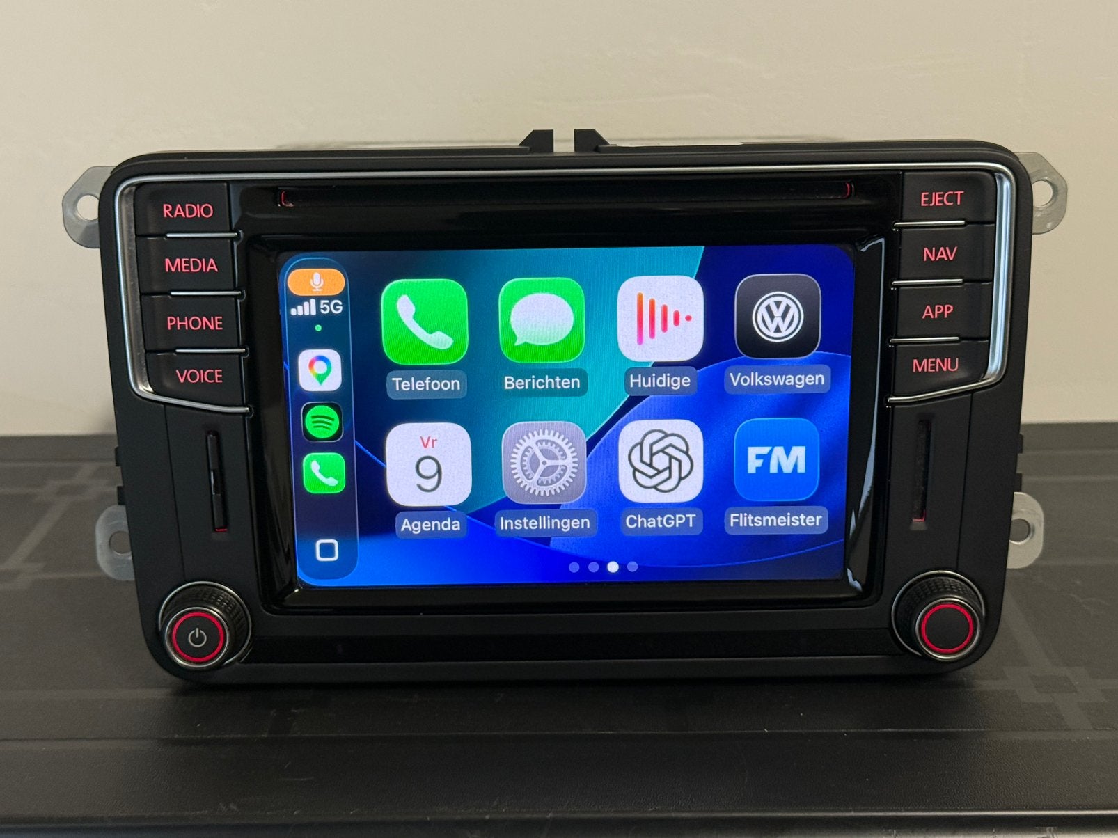 Volkswagen MIB PQ STD2 DAB G-versie 2026 Carplay/Android, Ophalen of Verzenden, Zo goed als nieuw