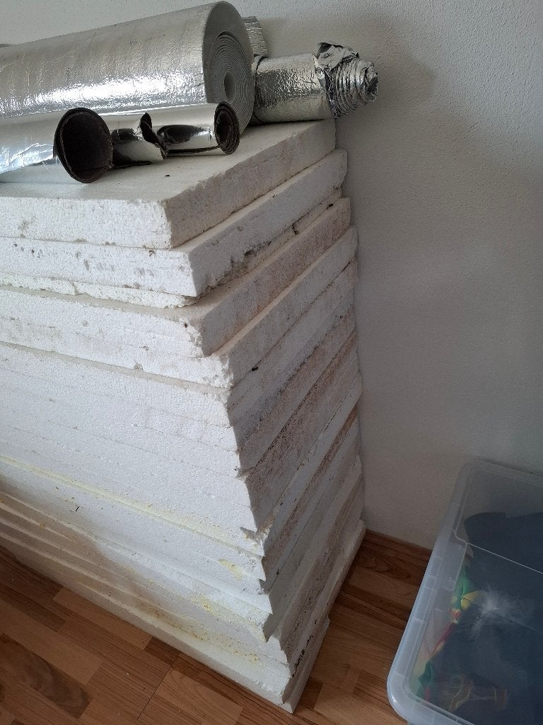 polystyreen (piepschuim), 4 tot 8 cm, Zo goed als nieuw, Piepschuim (Tempex), Ophalen