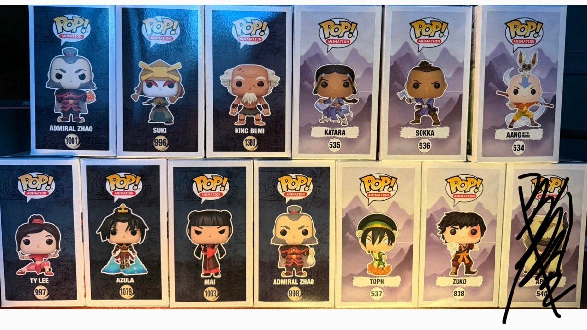 The Last Airbender Funko Pop collectie 12 stuks, Verzenden