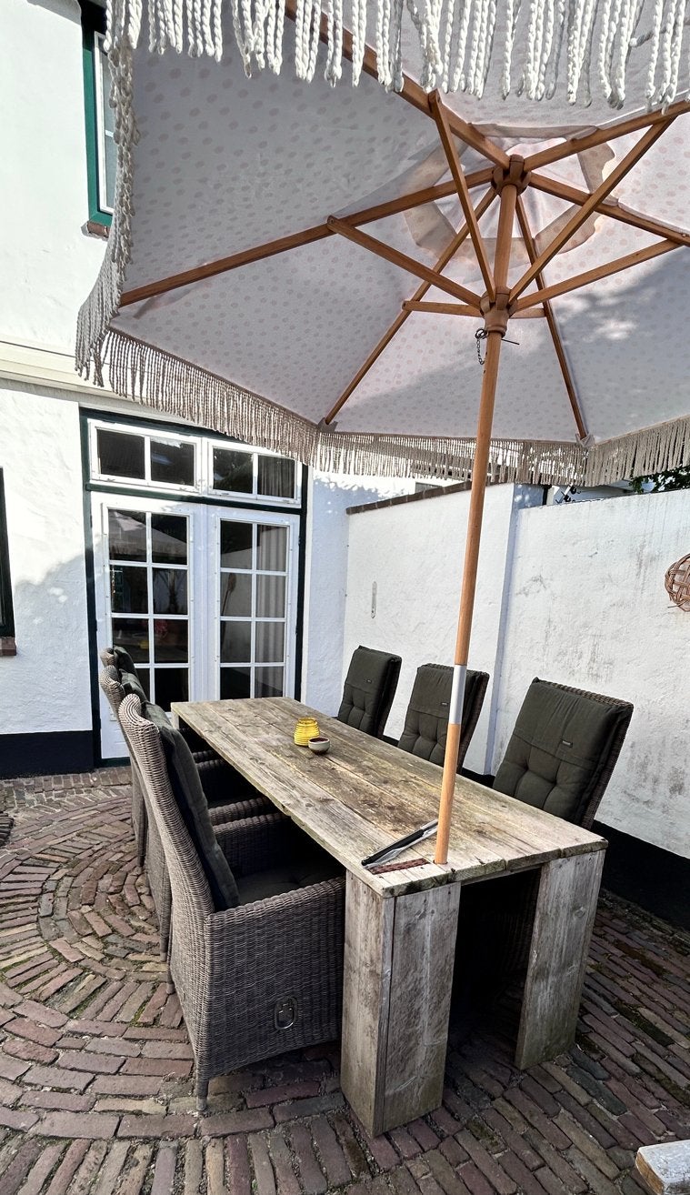 6 Verstelbare Wicker Stoelen plus zitkussens, Ophalen, Gebruikt, Hout, Verstelbaar