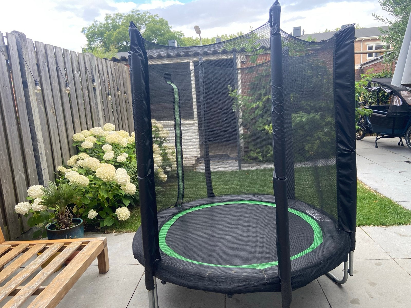 VirtuFit Trampoline 140 cm met Veiligheidsnet, Kinderen en Baby's, Speelgoed | Buiten | Trampolines, Ophalen, Gebruikt
