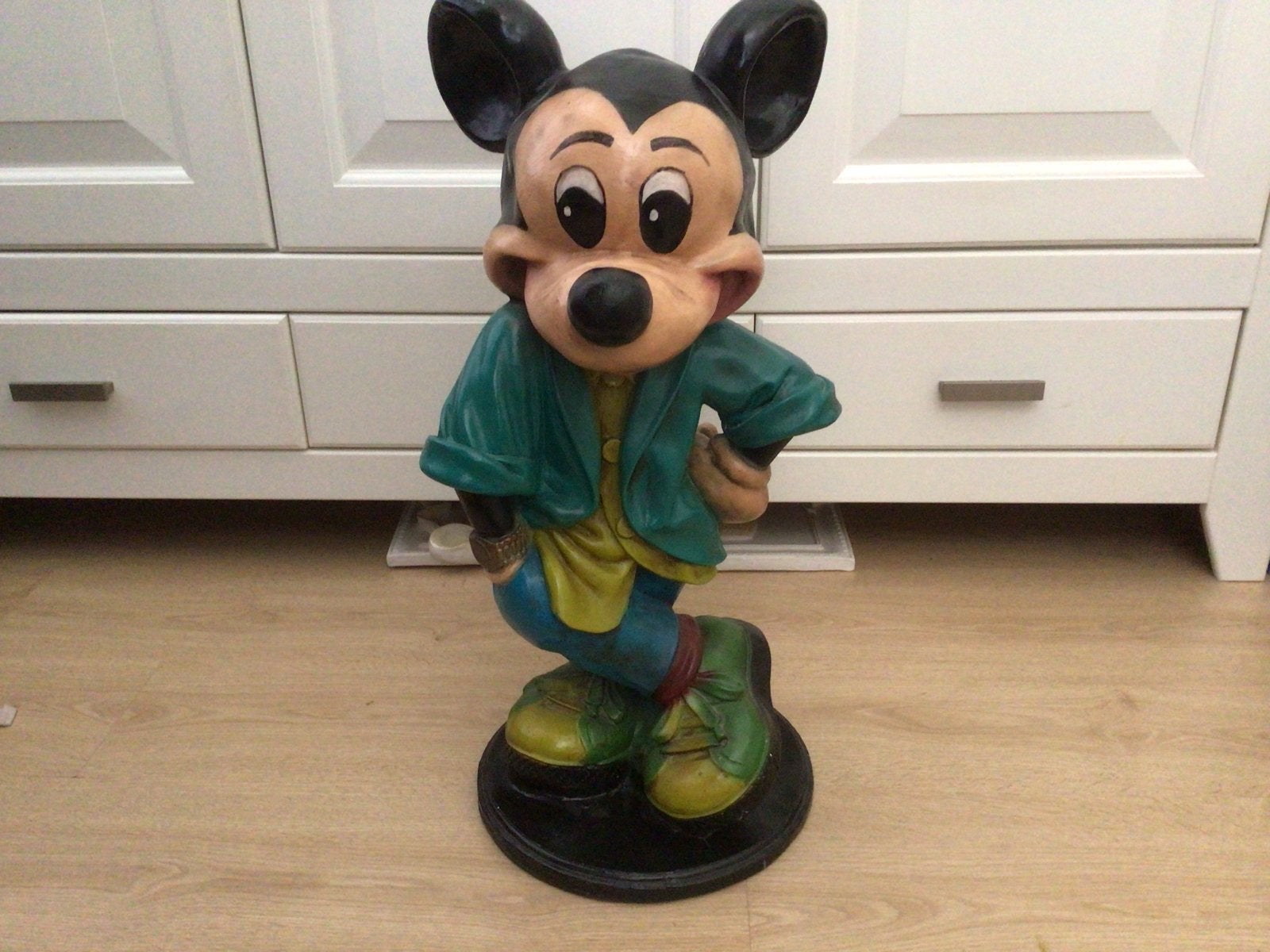Mickey Mouse beeld 61 cm in mooie staat, Verzamelen, Disney, Ophalen, Mickey Mouse, Zo goed als nieuw, Beeldje of Figuurtje