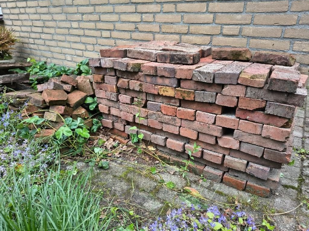 metselstenen, Ophalen, Gebruikt, Bakstenen