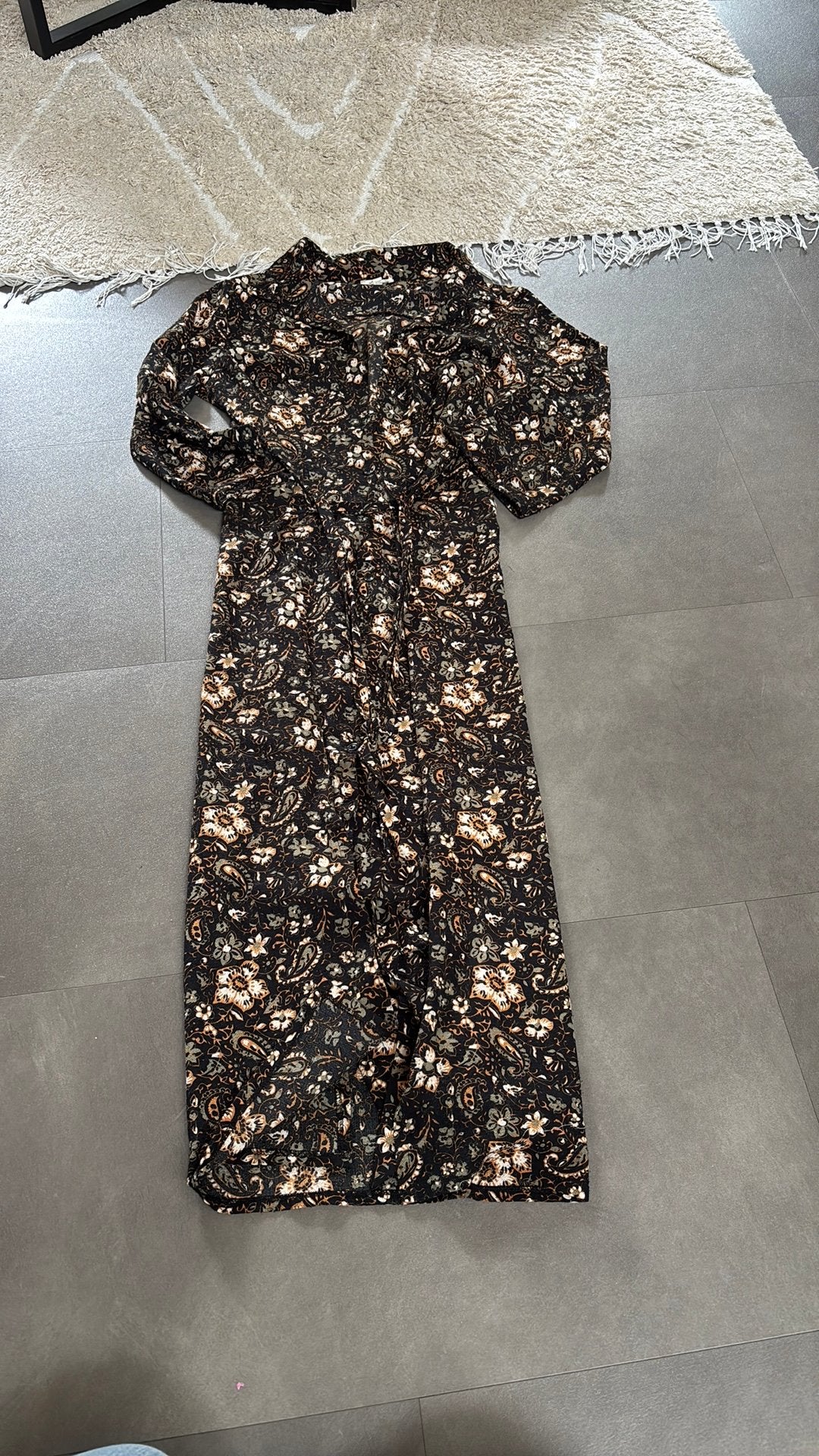 Madness maxi jurk met bloemen- en paisleyprint – maat S, Kleding | Dames, Jurken, ., Ophalen of Verzenden, Zo goed als nieuw, .