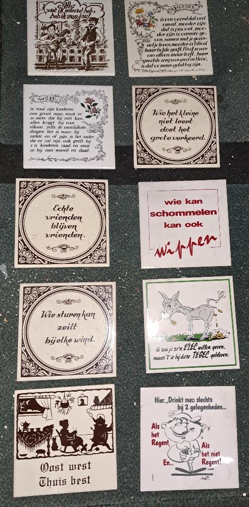 Spreuke tegels spreuken decoratie, Ophalen of Verzenden
