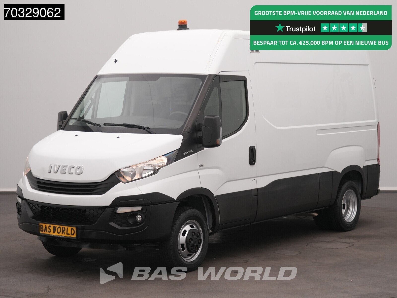 Iveco Daily 35C14 Luchtvering Euro6 Trekhaak Dubbellucht Air, Gebruikt, Euro 6, Iveco, Wit