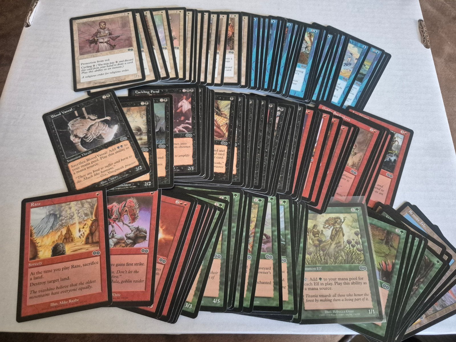 common set urza saga, Ophalen, Zo goed als nieuw, Meerdere kaarten