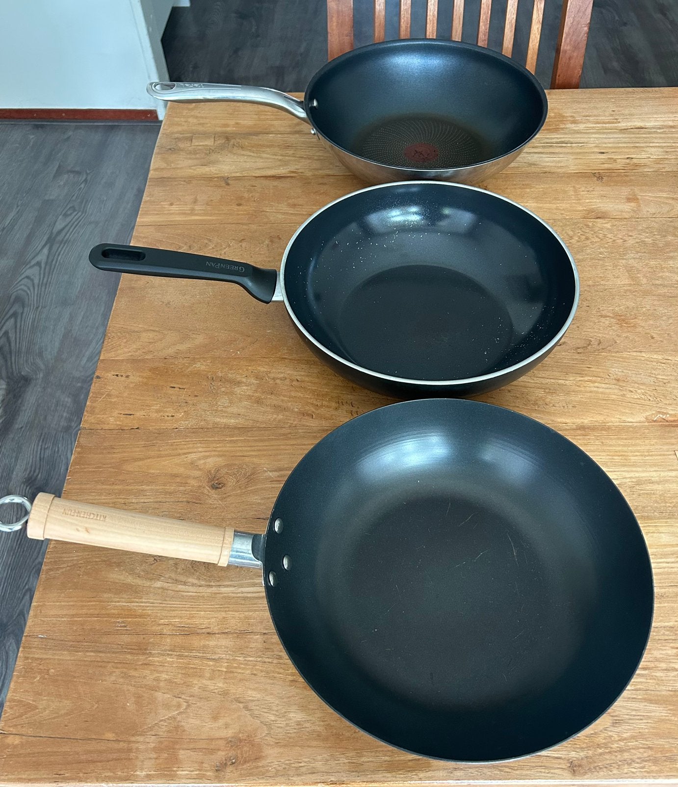 Wokpan, Ophalen, Zo goed als nieuw, Wok