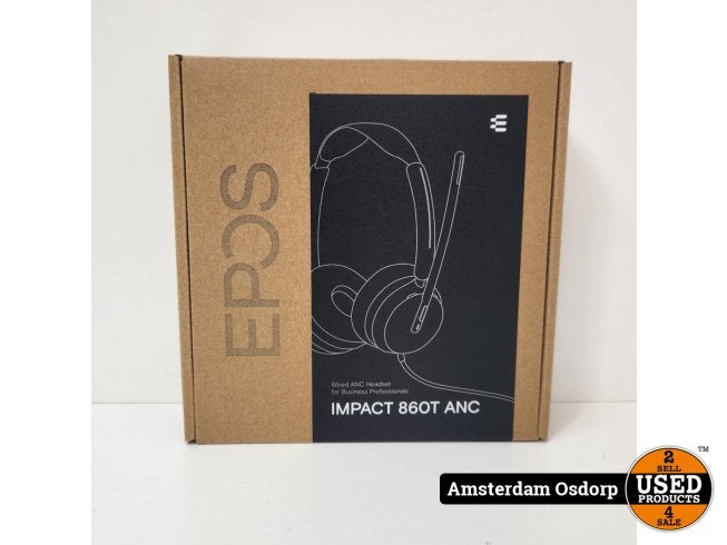 EPOS IMPACT 860T ANC Headset Zwart | Nieuw