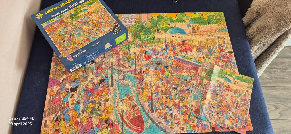Jan van Haasteren Comic Puzzel 1000 stukjes - De Bazaar, Ophalen, 500 t/m 1500 stukjes, Gebruikt, Legpuzzel