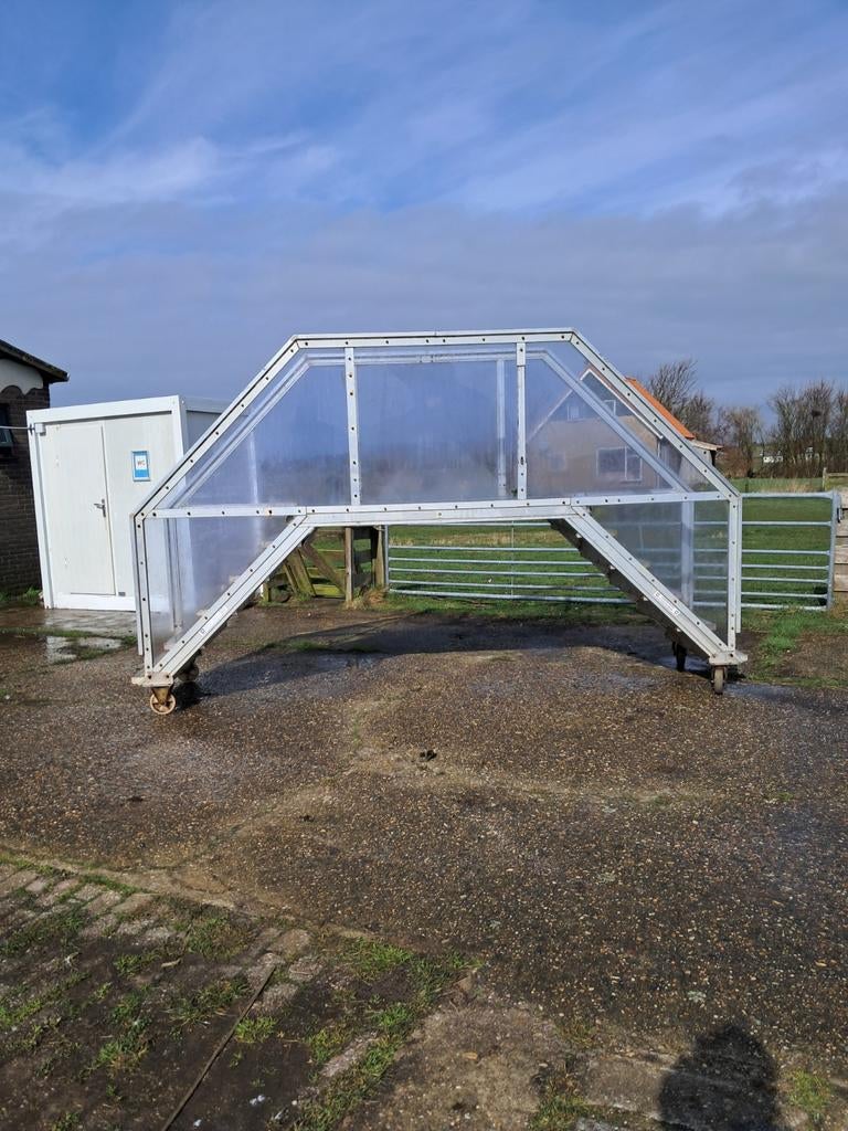 Borderstrap, Doe-het-zelf en Verbouw, Ladders en Trappen, Ophalen of Verzenden, Gebruikt, Minder dan 2 meter