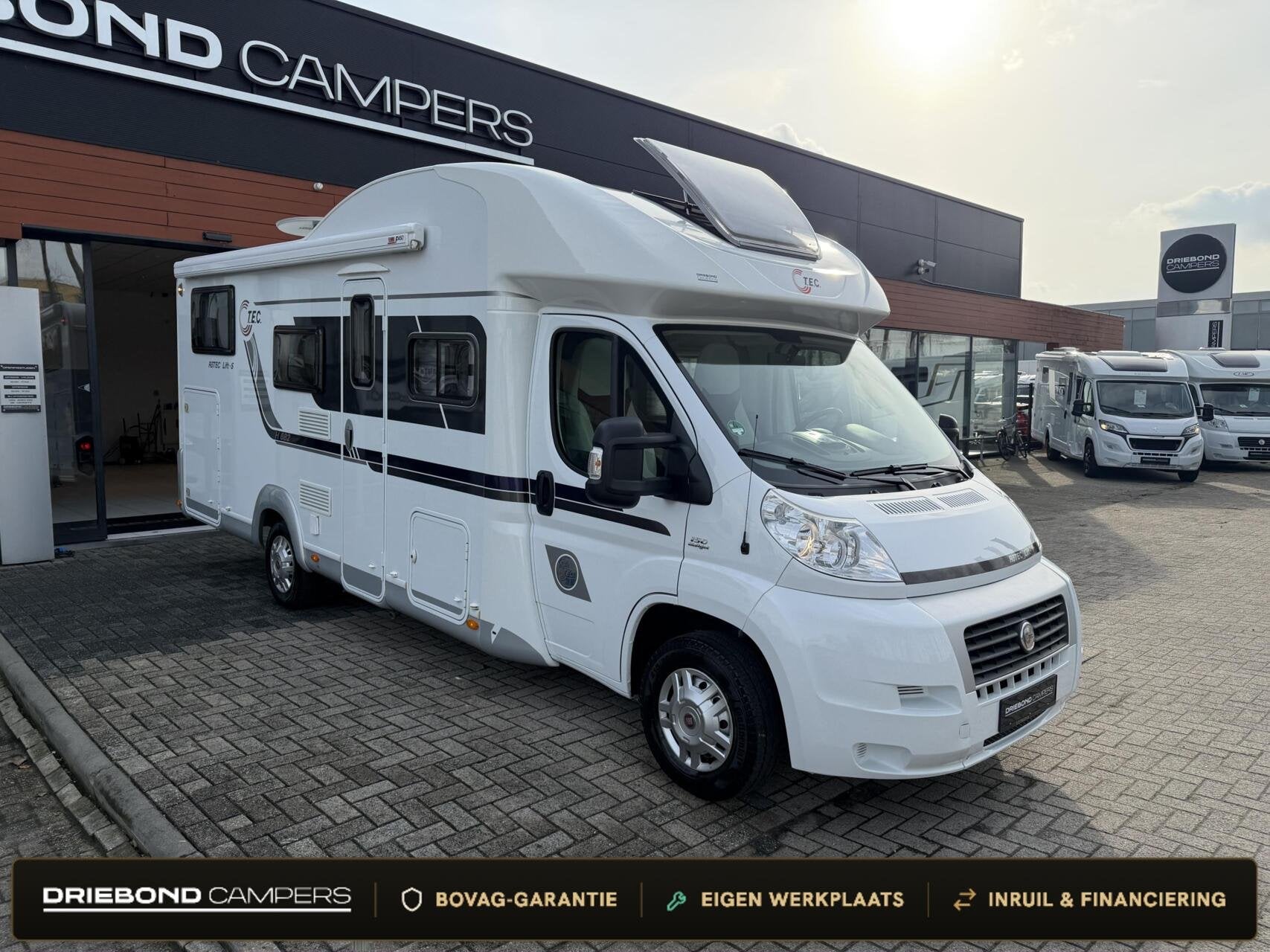 Tec H682 Rotec Lift-S Automaat Enkele Bedden Hefbed Luifel F, Caravans en Kamperen, Campers, Automaat, T.E.C., Airbags, 7 tot 8 meter