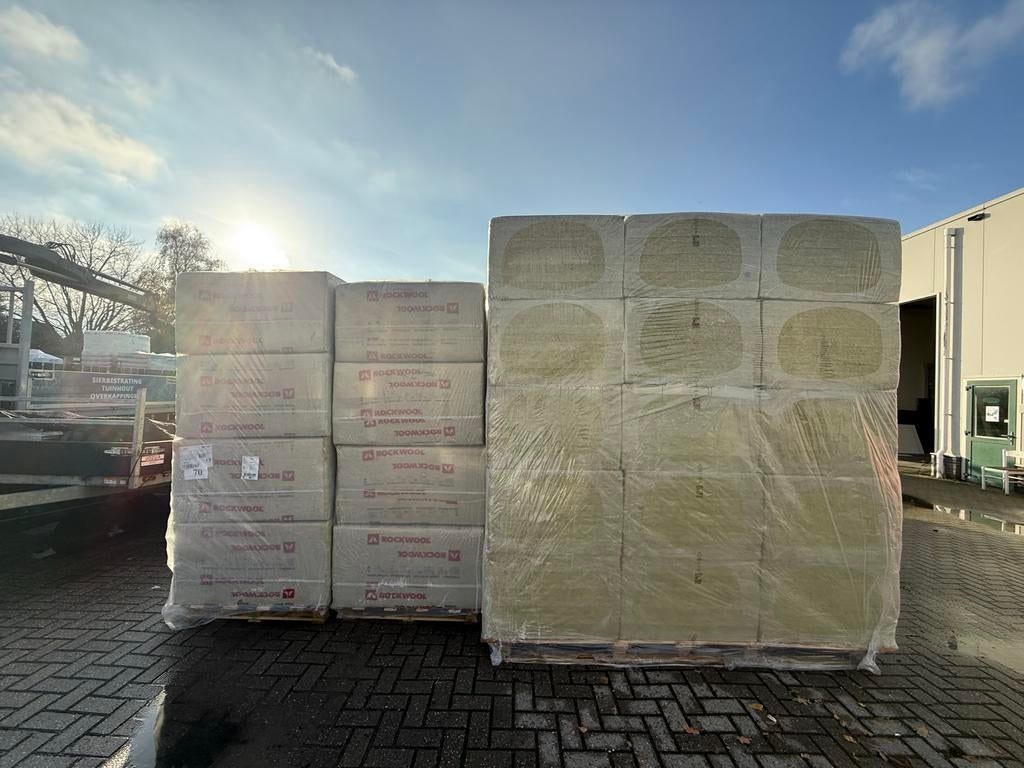 Rockwool isolatie prijs per m2 70mm en 50mm, Doe-het-zelf en Verbouw, Isolatie en Afdichting, Ophalen, 4 tot 8 cm, Nieuw, Steenwol
