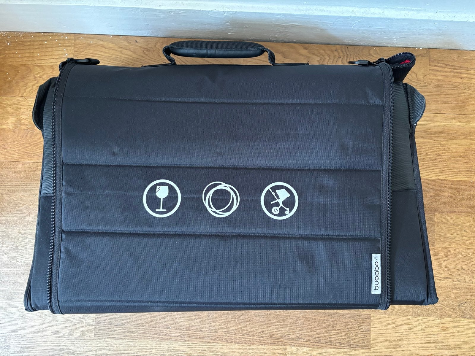 Bugaboo transporttas - met boekje (1 keer gebruikt!), Kinderen en Baby's, Kinderwagens en Combinaties, Ophalen of Verzenden, Zo goed als nieuw