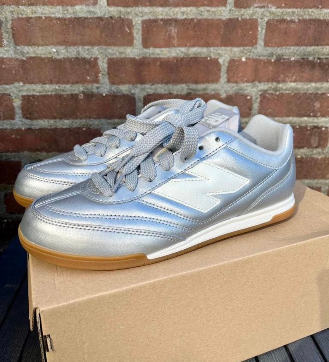 New Balance RC 42 silver retro runner 43 running new, Overige kleuren, Verzenden, Nieuw, Sneakers of Gympen