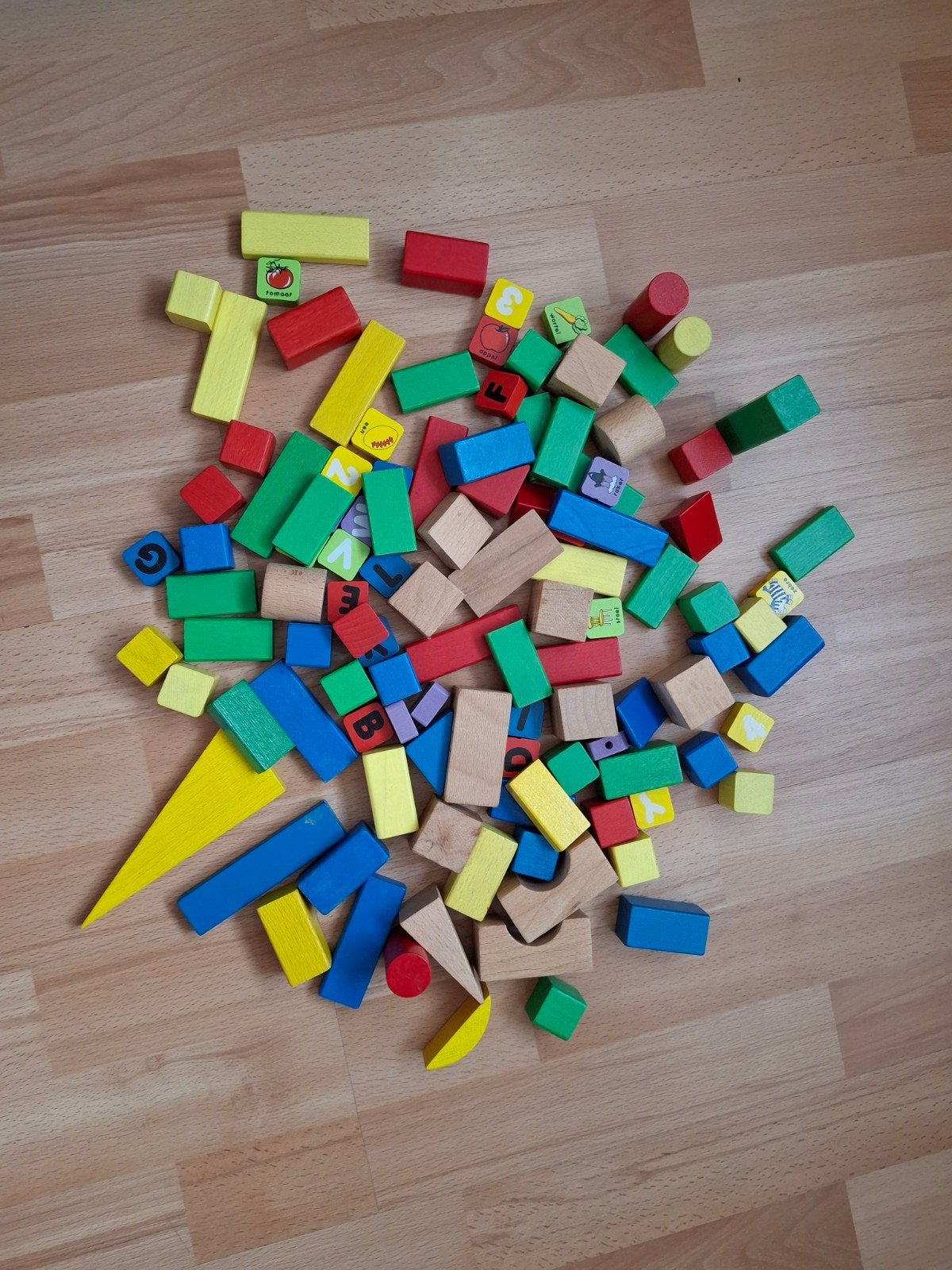 houten blokken, Ophalen of Verzenden, Gebruikt, Overige merken