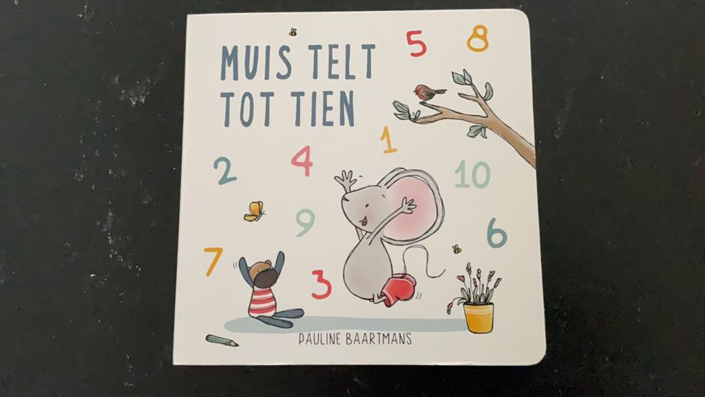 Muis telt tot tien. Kartonnen boekje, Ophalen of Verzenden, Zo goed als nieuw