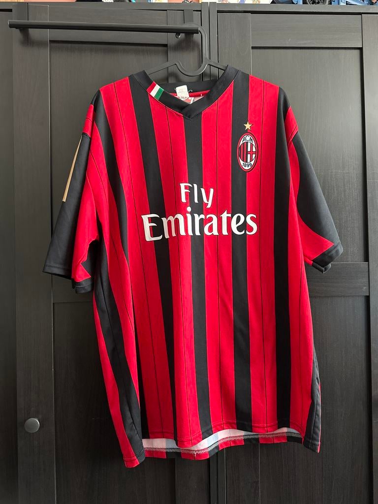 AC Milan voetbalshirt Balotelli - Maat XL, Sport en Fitness, Voetbal, Maat XL, Ophalen of Verzenden, Gebruikt, Shirt