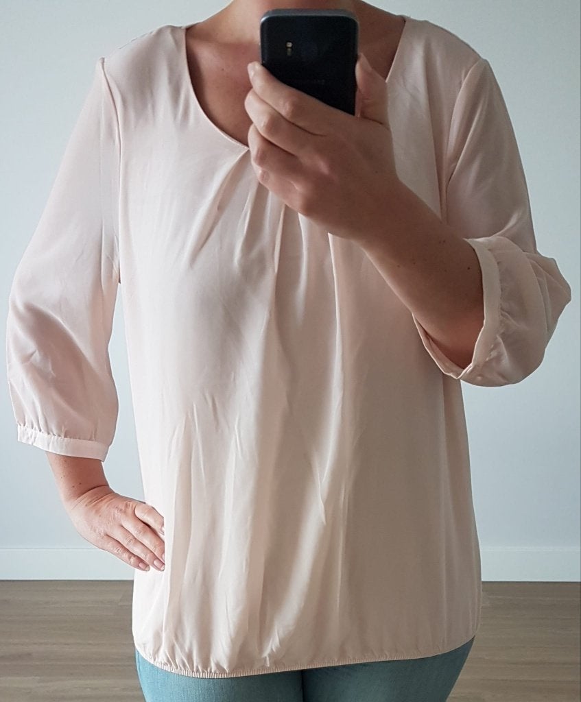 Blouse Roze Shirt Sixth Sense 46 Ongedragen, Verzenden, Maat 46/48 (XL) of groter, Nieuw, Lange mouw