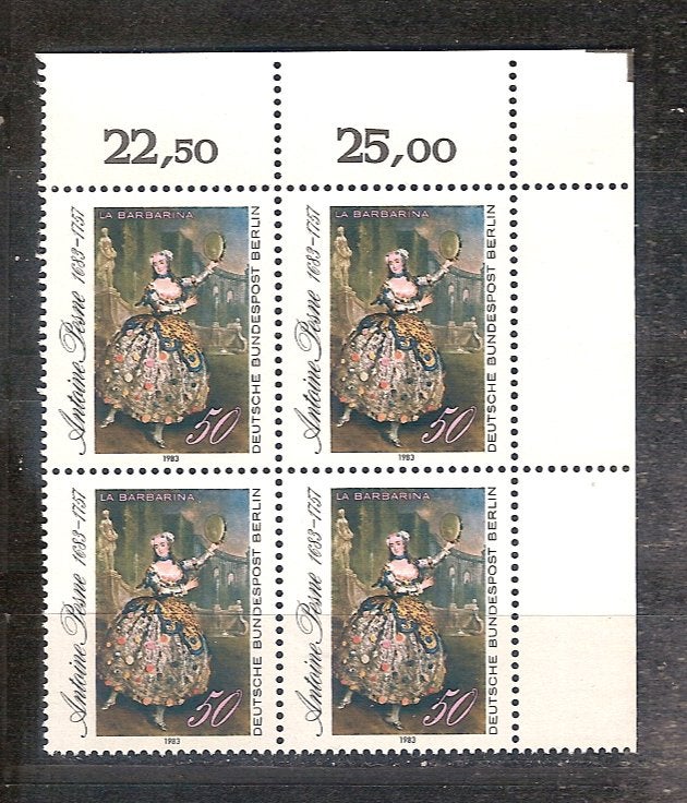 Berlin 700 postfris blok van 4 e.a. blokken van 4, Ophalen of Verzenden, BRD, Postfris