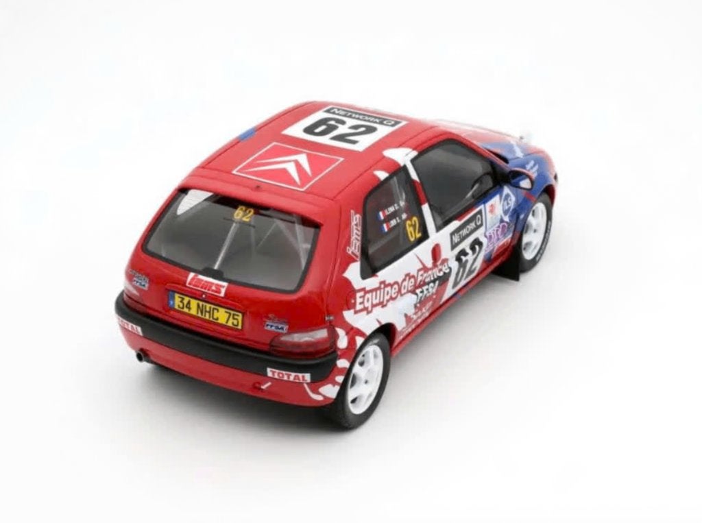 CITROEN SAXO VTS RED RALLY RAC 2000 schaal 1/18 OTTO OT978, Hobby en Vrije tijd, Modelauto's | 1:18, Ophalen of Verzenden, Nieuw