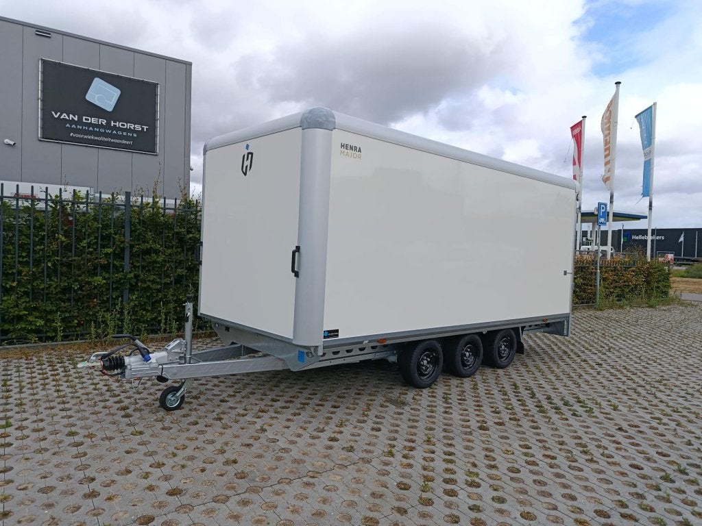 Henra gesloten plateauwagen - 3500kg - 453x202x190 cm, Nieuw