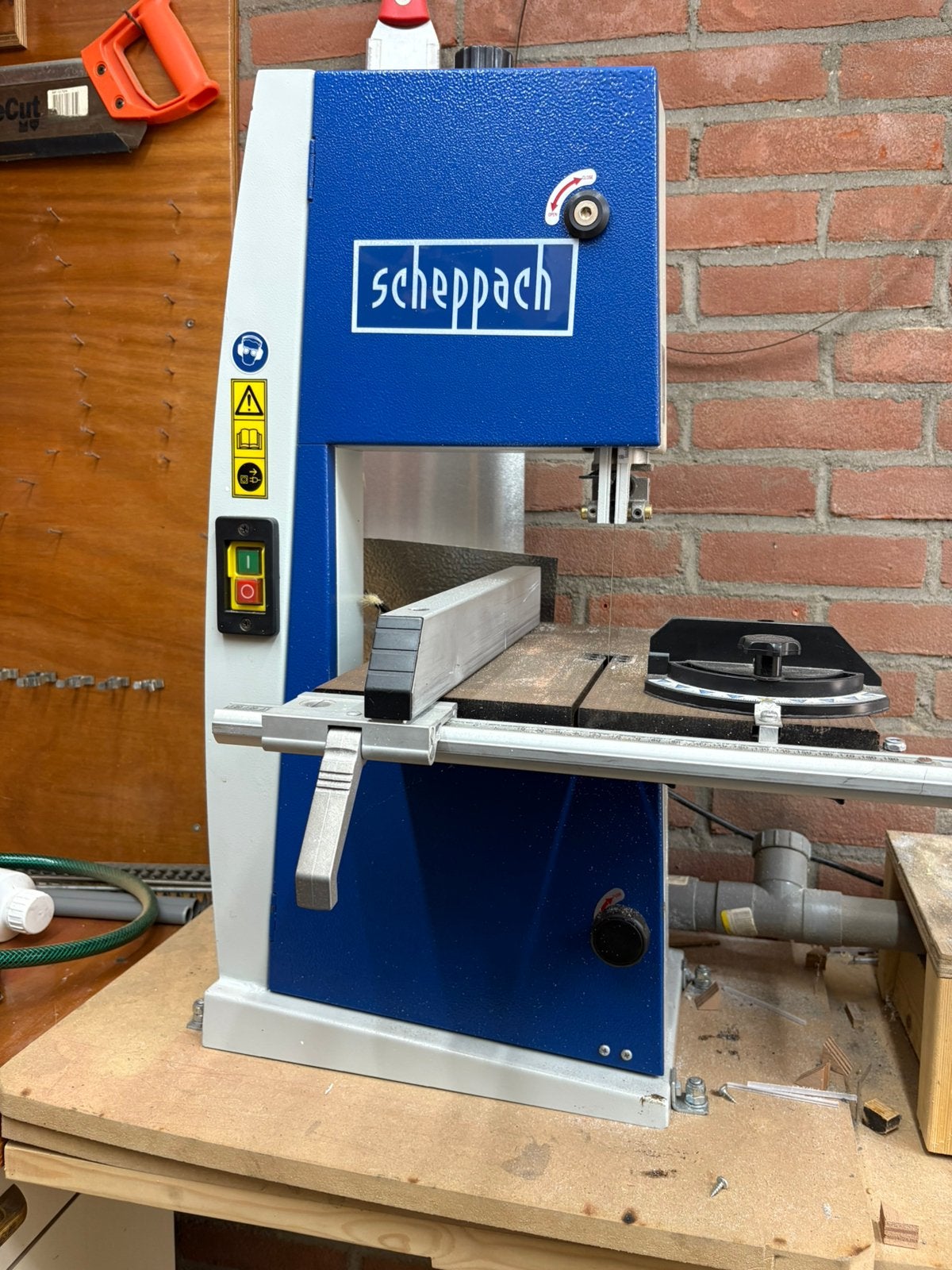 Scheppach Basa 1 Lintzaag - Zo goed als nieuw, Ophalen, 70 mm of meer, Zo goed als nieuw, Lintzaag