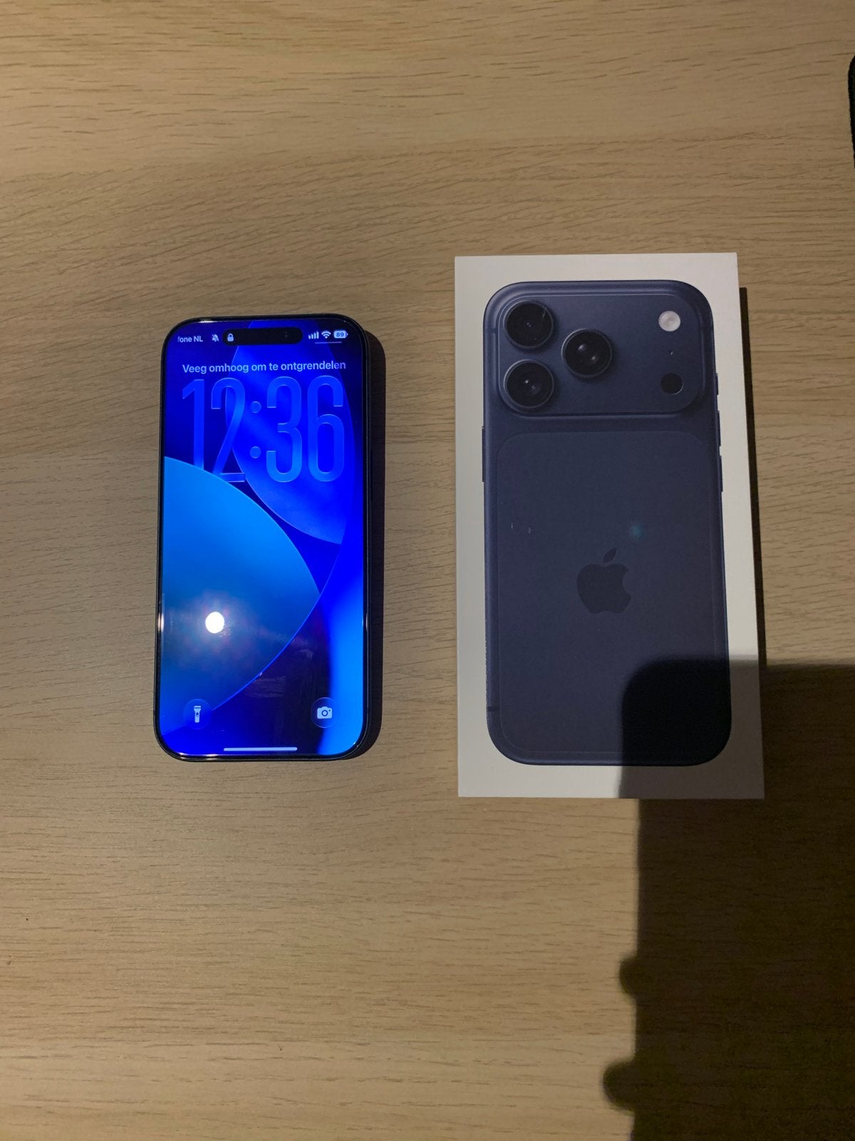 Zo goed als nieuwe iPhone 17pro256GB Blauw, Telecommunicatie, 256 GB, Ophalen of Verzenden, Zo goed als nieuw, Met simlock
