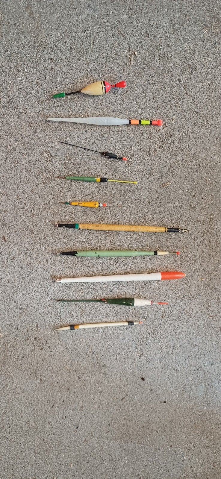 10 dobbers voor diverse vissen, Ophalen, Gebruikt, Dobber of Lood