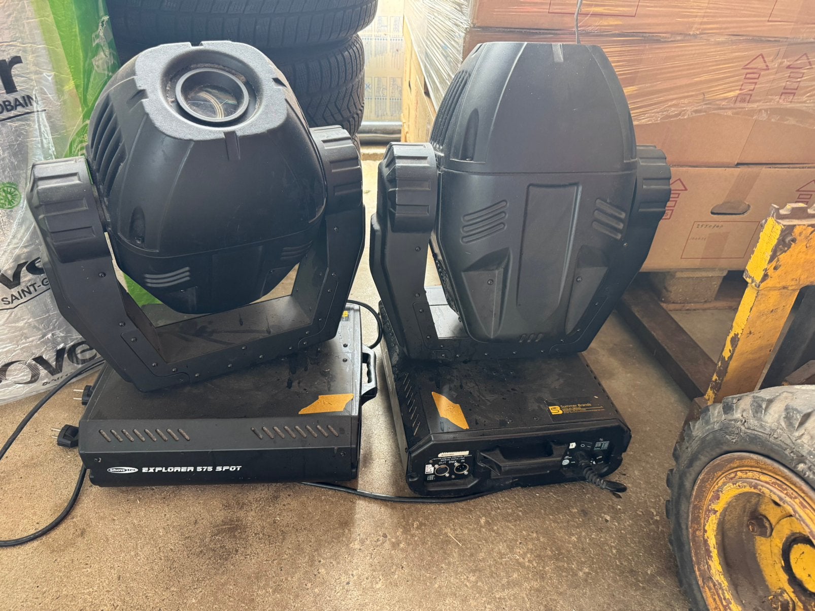 Showtec explorer 575 spot moving head, Muziek en Instrumenten, Ophalen, Gebruikt, Licht, Kleur