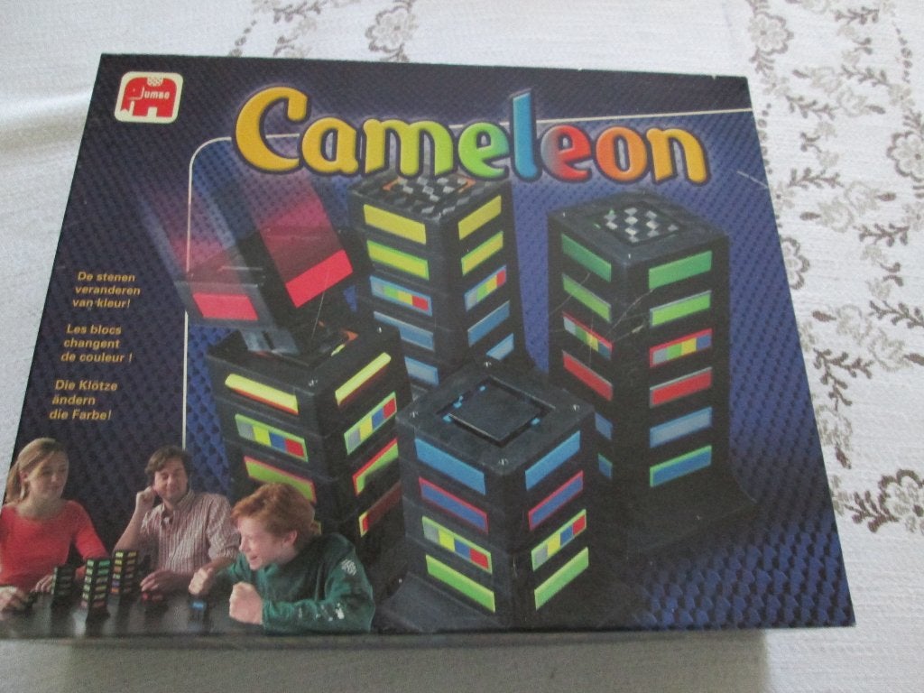 spel cameleon,torenspel met kleuren van Jumbo, Ophalen, Zo goed als nieuw